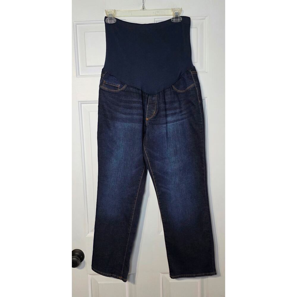SONG Maternity Jean Curvy Skinny Over Belly Ankle Length Size XL New